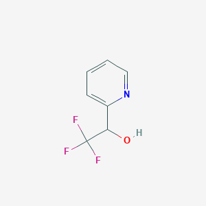 molecular formula C7H6F3NO B1314311 2,2,2-Trifluoro-1-pyridin-2-ylethanol CAS No. 107040-75-5