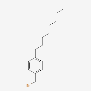 molecular formula C15H23B B1314312 1-(Bromomethyl)-4-octylbenzene CAS No. 88255-11-2