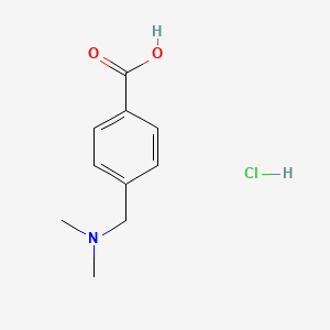 molecular formula C10H14ClNO2 B1314315 4-((二甲氨基)甲基)苯甲酸盐酸盐 CAS No. 17847-26-6