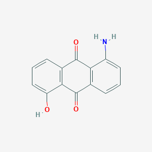 molecular formula C14H9NO3 B13143175 1-Amino-5-hydroxyanthracene-9,10-dione 