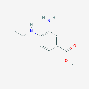 molecular formula C10H14N2O2 B1314323 Methyl 3-amino-4-(ethylamino)benzoate CAS No. 343942-49-4