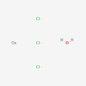molecular formula Cl3H2OOs-3 B13143267 Osmium(III)chloridehydrate 