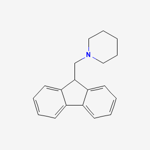 molecular formula C19H21N B1314330 1-((9H-芴-9-基)甲基)哌啶 CAS No. 35661-58-6