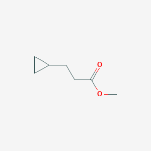 molecular formula C7H12O2 B13143310 Methyl 3-cyclopropylpropanoate CAS No. 62021-34-5