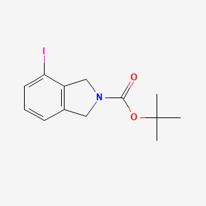 molecular formula C13H16INO2 B13143394 Tert-butyl 4-iodoisoindoline-2-carboxylate 