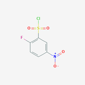 molecular formula C6H3ClFNO4S B1314342 2-氟-5-硝基苯磺酰氯 CAS No. 713-21-3