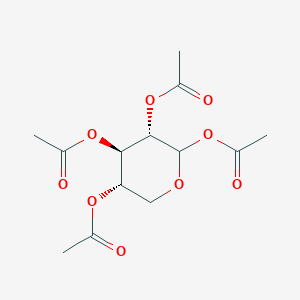 molecular formula C13H18O9 B1314343 1,2,3,4-Tetra-O-acetyl-L-xylopyranose 
