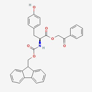 molecular formula C32H27NO6 B13143446 Fmoc-Tyr-OPAC 