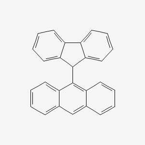 molecular formula C27H18 B13143539 9-(9H-fluoren-9-yl)anthracene 
