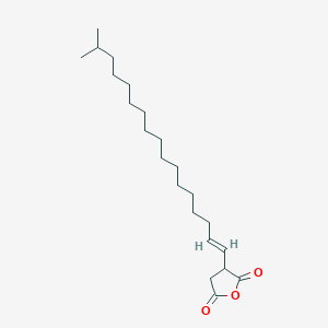 molecular formula C22H38O3 B13143552 Isooctadecenylsuccinicanhydride 