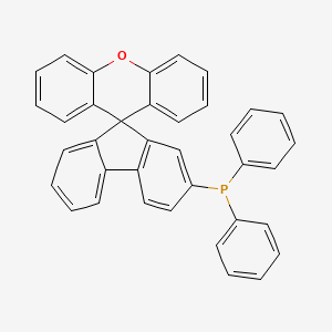molecular formula C37H25OP B13143592 Diphenyl(spiro[fluorene-9,9'-xanthen]-2-yl)phosphine 