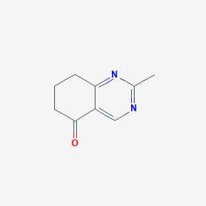 molecular formula C9H10N2O B1314362 2-甲基-7,8-二氢喹唑啉-5(6H)-酮 CAS No. 21599-29-1