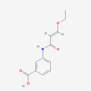 molecular formula C12H13NO4 B1314365 (E)-3-(3-ethoxyacrylamido)benzoic acid CAS No. 83734-42-3