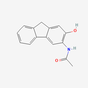 molecular formula C15H13NO2 B13143704 N-(2-Hydroxy-9H-fluoren-3-YL)acetamide CAS No. 65330-29-2