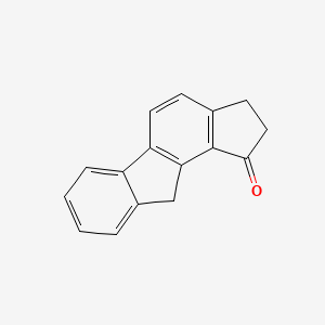 molecular formula C16H12O B13143718 3,10-Dihydrocyclopenta[a]fluoren-1(2H)-one CAS No. 849794-47-4