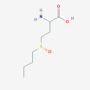 molecular formula C8H17NO3S B131438 2-Amino-4-(butylsulfinyl)butanoic acid CAS No. 98487-33-3