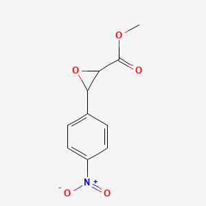 molecular formula C10H9NO5 B1314384 Methyl 3-(4-nitrophenyl)-2-oxiranecarboxylate CAS No. 108492-48-4