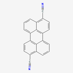 molecular formula C22H10N2 B13143890 Perylene-3,9-dicarbonitrile CAS No. 103147-46-2