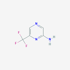 molecular formula C5H4F3N3 B1314397 6-(Trifluoromethyl)pyrazin-2-amine CAS No. 69816-35-9