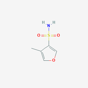 molecular formula C5H7NO3S B13143976 4-Methylfuran-3-sulfonamide 