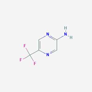 molecular formula C5H4F3N3 B1314398 5-(三氟甲基)吡嗪-2-胺 CAS No. 69816-38-2