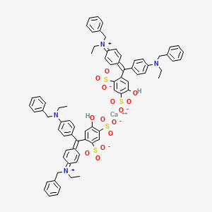 molecular formula C74H70CaN4O14S4 B13143980 Acid Blue 5 (hemicalcium) 