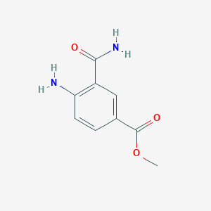molecular formula C9H10N2O3 B1314399 Methyl 4-amino-3-carbamoylbenzoate 