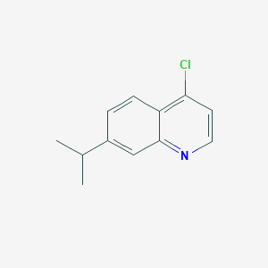 molecular formula C12H12ClN B13144009 4-Chloro-7-isopropylquinoline CAS No. 178984-47-9