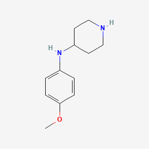 molecular formula C12H18N2O B1314401 N-(4-甲氧基苯基)哌啶-4-胺 CAS No. 37656-54-5
