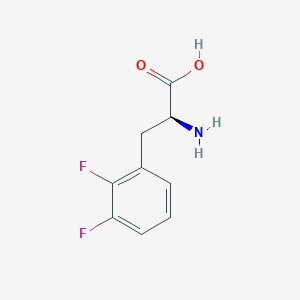 molecular formula C9H9F2NO2 B1314402 2,3-二氟-L-苯丙氨酸 CAS No. 266360-42-3