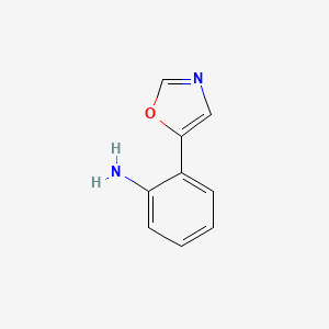 molecular formula C9H8N2O B1314406 2-(1,3-Oxazol-5-yl)aniline CAS No. 774238-36-7