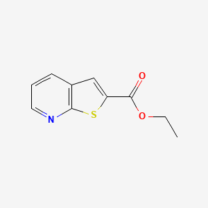 molecular formula C10H9NO2S B1314407 2-羧酸乙酯噻吩并[2,3-b]吡啶 CAS No. 59944-78-4