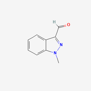 molecular formula C9H8N2O B1314408 1-methyl-1H-indazole-3-carbaldehyde CAS No. 4002-83-9