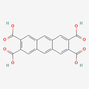 molecular formula C18H10O8 B13144098 Anthracene-2,3,6,7-tetracarboxylic acid CAS No. 159113-89-0