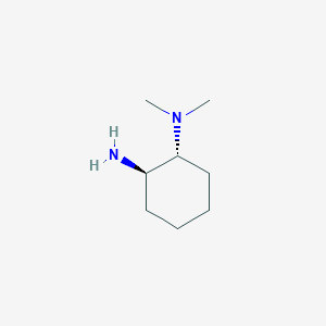 molecular formula C8H18N2 B1314414 (1R,2R)-N1,N1-dimethylcyclohexane-1,2-diamine CAS No. 67198-21-4