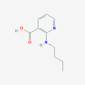 molecular formula C10H14N2O2 B1314416 2-(Butylamino)nicotinic acid CAS No. 74611-53-3
