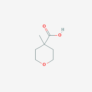 molecular formula C7H12O3 B1314418 4-Methyltetrahydro-2H-pyran-4-carboxylic acid CAS No. 233276-38-5