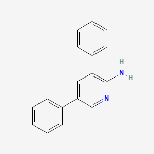 molecular formula C17H14N2 B1314422 2-Amino-3,5-diphenylpyridine CAS No. 726138-31-4