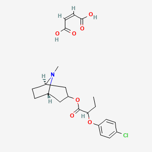 molecular formula C22H28ClNO7 B1314425 SM-21 maleate 
