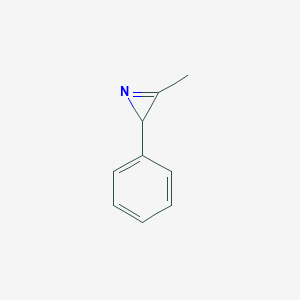molecular formula C9H9N B13144293 3-Methyl-2-phenyl-2H-azirine 