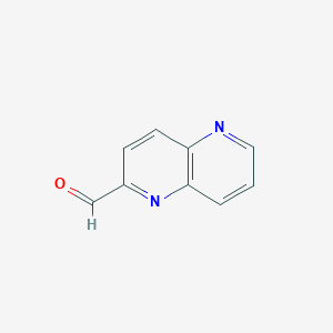 molecular formula C9H6N2O B1314434 1,5-Naphthyridine-2-carbaldehyde CAS No. 883864-92-4