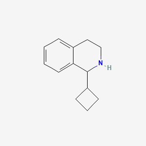 molecular formula C13H17N B1314441 1-Cyclobutyl-1,2,3,4-tetrahydroisoquinoline CAS No. 886759-47-3