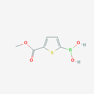 molecular formula C6H7BO4S B1314444 5-甲氧羰基噻吩-2-硼酸 CAS No. 876189-21-8