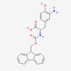 molecular formula C24H22N2O5 B1314446 Fmoc-3-amino-L-tyrosine CAS No. 726181-70-0