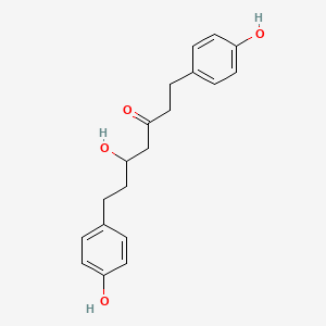 molecular formula C19H22O4 B1314453 5-Hydroxy-1,7-bis(4-hydroxyphenyl)heptan-3-one CAS No. 57089-26-6