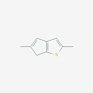 molecular formula C9H10S B13144566 2,5-dimethyl-6H-cyclopenta[b]thiophene 
