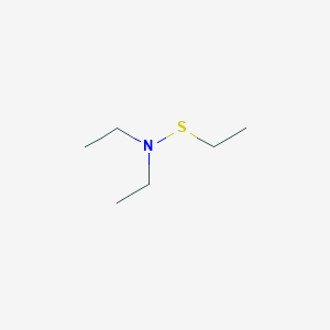 molecular formula C6H15NS B13144639 N,N-Diethylethanesulfenamide CAS No. 32833-97-9