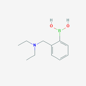 molecular formula C11H18BNO2 B1314464 (2-((Diethylamino)methyl)phenyl)boronic acid CAS No. 95753-24-5