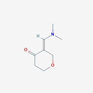 molecular formula C8H13NO2 B1314467 (3E)-3-[(dimethylamino)methylene]tetrahydro-4H-pyran-4-one CAS No. 95502-31-1