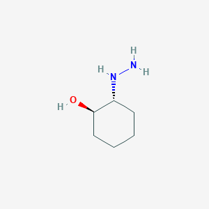 molecular formula C6H14N2O B1314474 trans-2-Hydrazinocyclohexanol CAS No. 55275-65-5